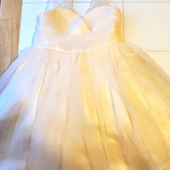 Ivory Flower Girl Dress 3T - Picture 2 of 3